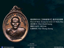 Load image into Gallery viewer, 龍達瑪哈布瓦【祖師爺簽名】龍普曼法相牌 | Rian LP Mun【Lang Lai-sen】LT Maha Bua