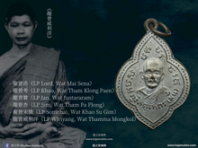 Load image into Gallery viewer, 龍普威利洋【立結界石】祖師爺法相牌 | Rian Sao-Mun【Puk Pattasima】LP Wiriyang