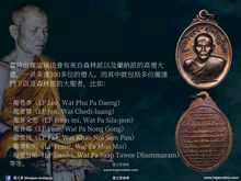 Load image into Gallery viewer, 龍達瑪哈布瓦【祖師爺簽名】龍普曼法相牌 | Rian LP Mun【Lang Lai-sen】LT Maha Bua