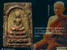 Load image into Gallery viewer, 三帝堂【孔雀護衛偈】崇迪佛 | Phra Somdej【Mora Paritta】Santitham
