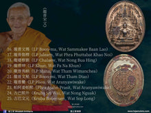 Load image into Gallery viewer, 熙穆盟寺【十二生肖】佛塔法相牌 | Phra Maha Chedi【12 Nakasat/Zodiac】Sri Moo Mueng
