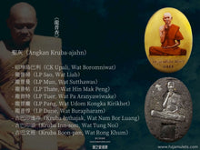 Load image into Gallery viewer, 古巴昭洗威猜【雙聖者】瓦燒牌 | Locket【Sorng Phra Ariya-song】KB Chao Srivichai
